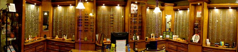 the optical gallery at Eyes & Optics of Pearland